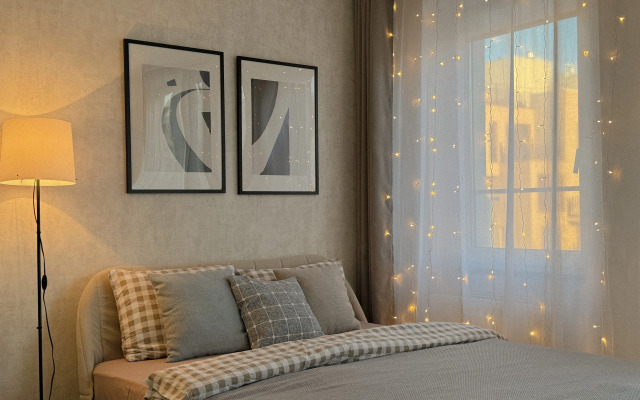 Квартира Современная студия в пяти минутах от Аквапарка Лето Лето