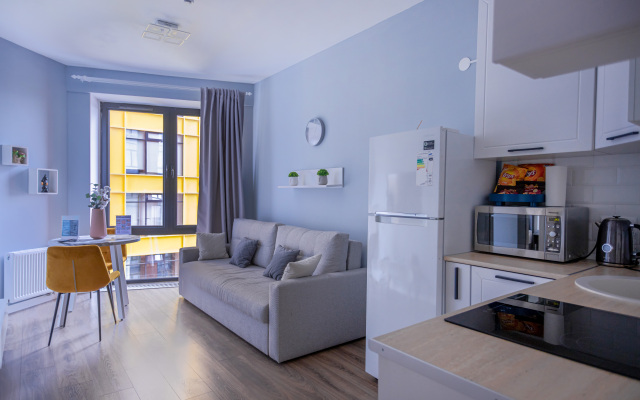 Апартаменты Lalapart Bluesky евродвушка на Новодмитровской улице