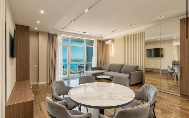 Квартира двухкомнатная c красивым видoм нa море