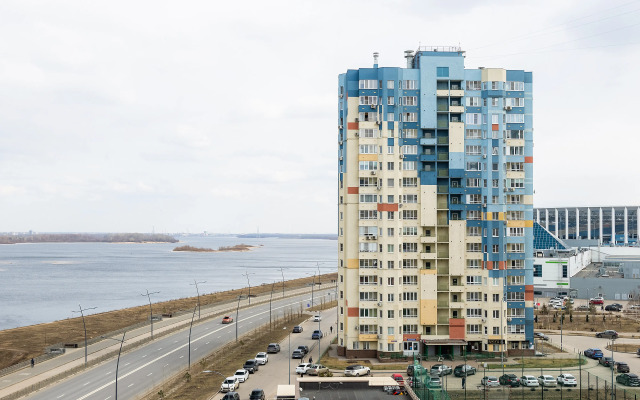 Strelka S Vidom Na Volgu I Stadion Flat