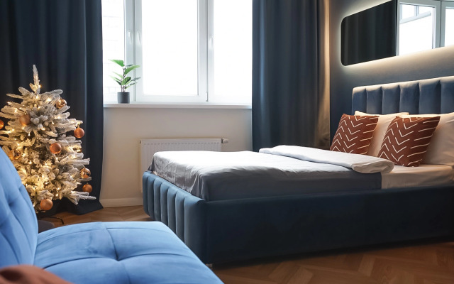 Апартаменты Pavlov Тёмно-синяя