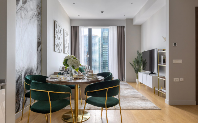 Квартира GM Apartments Суперсовременная Видовая Квартира в Neva Towers