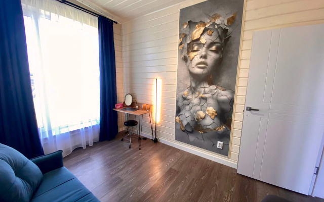 Частный дом дизайнерский великолепной уличной территорией