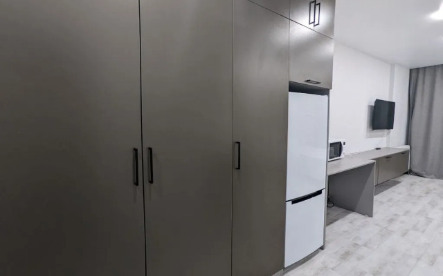 Апартаменты RentHome студия Грей на Южном шоссе у ТЦ Амбар