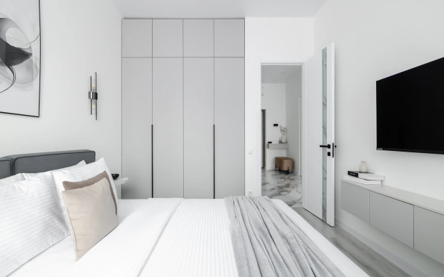 Апартаменты Двухкомнатные Cotton Flatport рядом с Москва-Сити