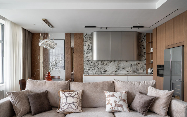 Апартаменты Трехкомнатные Luxury Dubai с двумя спальнями