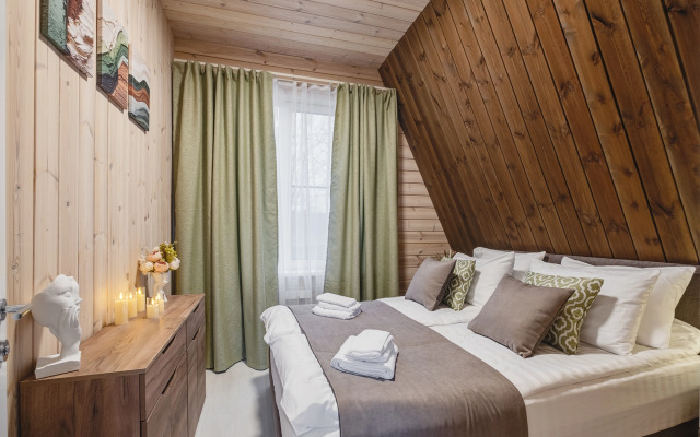 Частный дом С баней и террасой