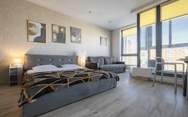 Uyutnaya Studiya S Panoramnym Ostekleniem Apartments