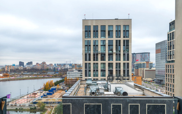 Апартаменты Flat Inn с видом на набережную у метро Технопарк