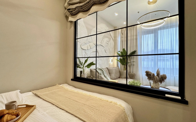 Квартира EasyGuest с дизайнерским ремонтом  у м. Автозаводская