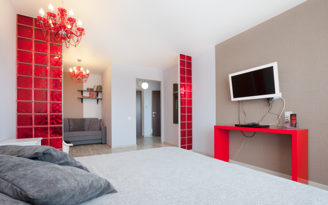 Апартаменты Этажидейли на Белинского с кухней и балконом