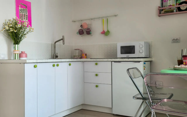 Квартира Яркая-зеленая студия