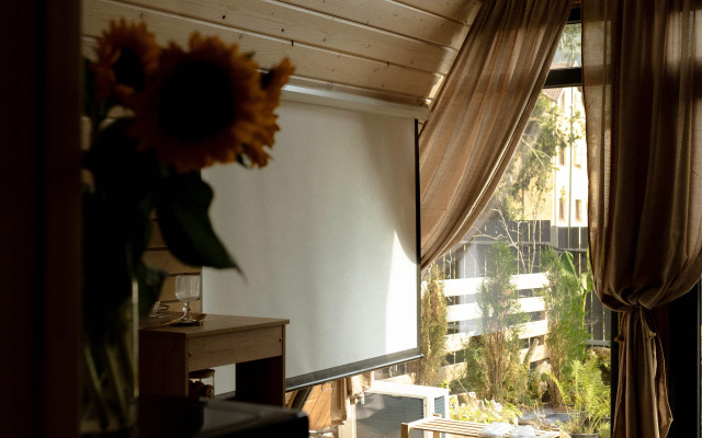 Ekoskazka s vidom na gory Glamping