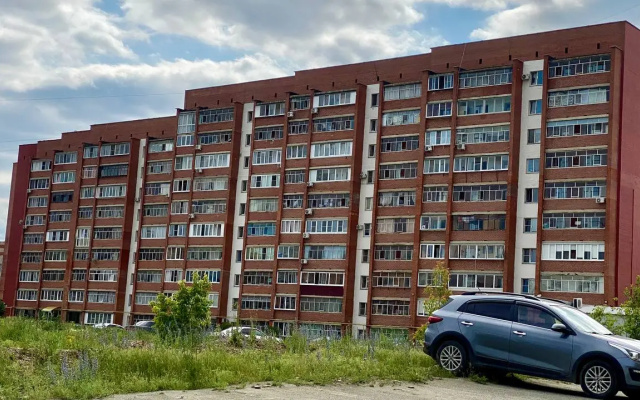 Апартаменты Горное Озеро Центр у Реки Гостиная 30 м², Спальня 25 м², Балкон, 2 кровати, Smart TV 85''