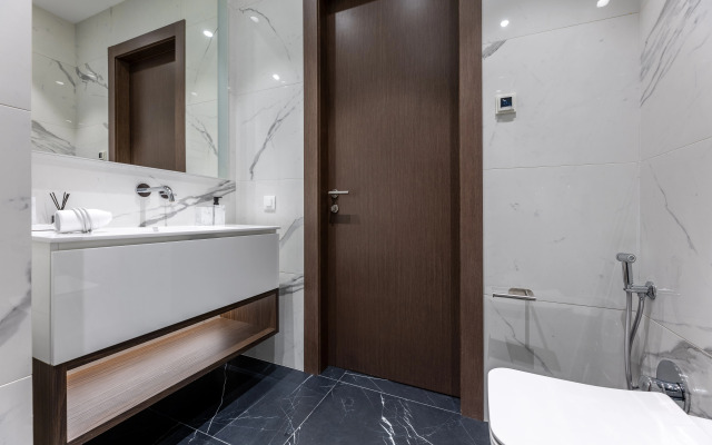 Квартира GM Apartments Суперсовременная Видовая Квартира в Neva Towers