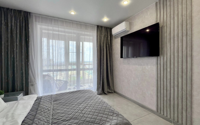 Квартира Стильная Квартира-студия с Кондиционером Возле Аэропорта