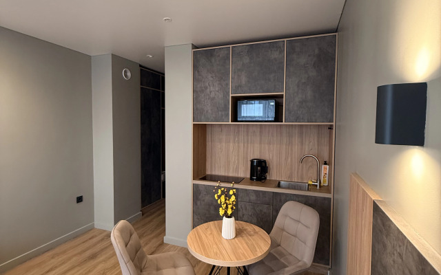 Квартира Уютная Студия с красивым видом на Ленинский проспект