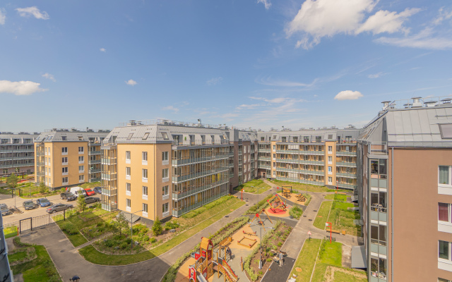 Апартаменты Двухкомнатная Квартира на Мансардном Этаже