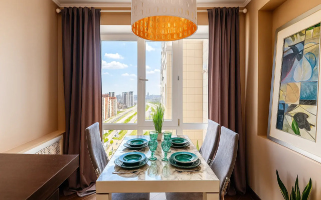 Квартира Уютная с видом возле Аквапарка и центра Казани от сети Rushouse (РусХаус)