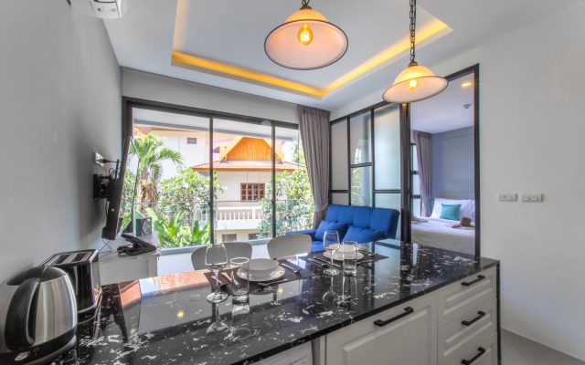 Апартаменты 1 спальня 5 мин Сурин Бич PALM-C210  CapitalPro