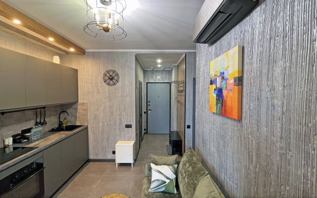 Апартаменты Уютные апартаменты Prime Grey в ЖК Савеловский Сити в центре Москвы