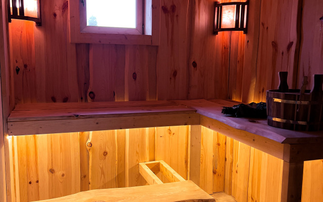 Домик "Сказочный Лес" с гриль-мангалом, костровой и большой сауной