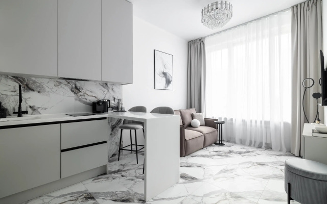 Апартаменты Двухкомнатные Cotton Flatport рядом с Москва-Сити