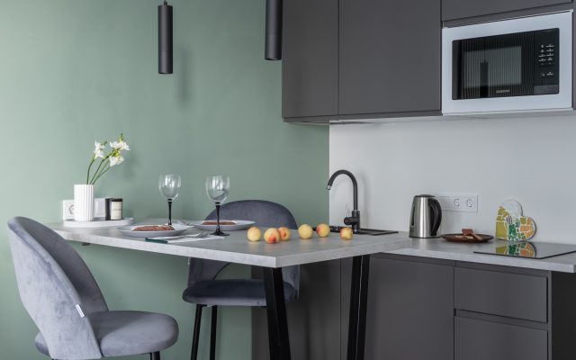 Uyutnaya Studiya U Metro Bukharestskaya Flat