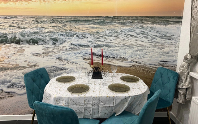 Квартира Уютная видовая 1-комнатная с видом на реку Нева