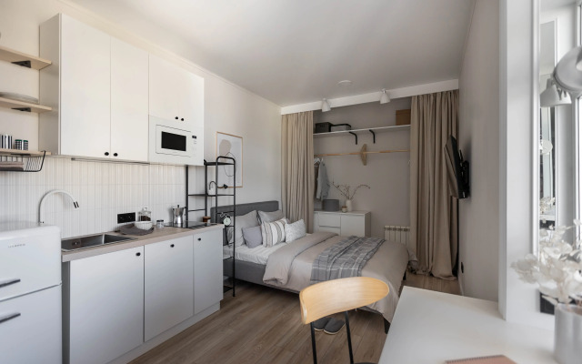 Uyutnaya Studiya u Nmkhts  im.Pirogova i metro Pervomayskaya Apartments