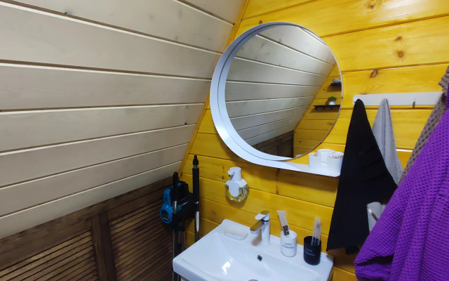 Частный Дом А-фрейм с банным чаном