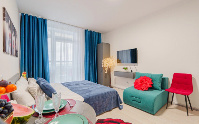 Квартира Стильная Новая Студия у Торгового Центра