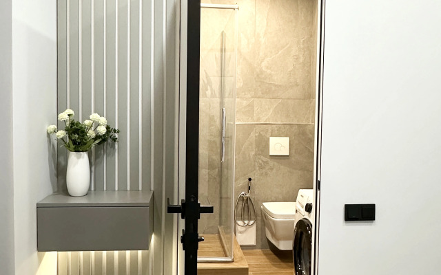 Апартаменты 149 Комфорт сити с двуспальной кроватью, диваном и красивым видом