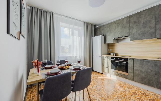 Dvukhkomnatnye Prudius Apart u Lakhta tsentra Apartaments