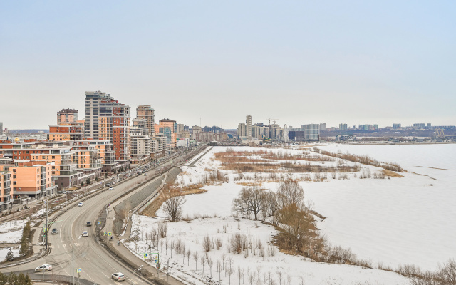 Апартаменты Прекрасная квартира с видом на город Казань