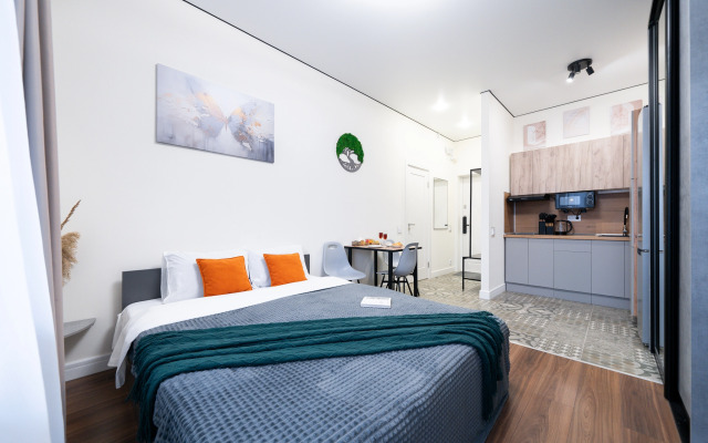 Квартира Стильная студия на двоих Natali apart на метро Прокшино