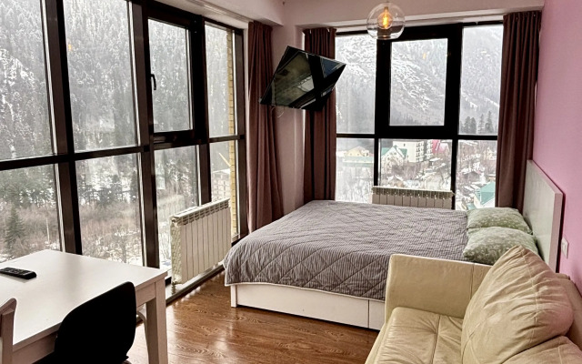 Апартаменты Студия с панорамным видом на горы