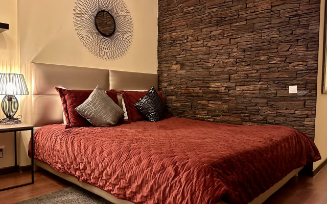 Апартаменты Двухкомнатная Студия с Видом на Санкт-Петербург!