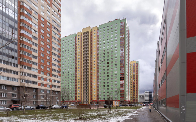 Квартира на Пулковском Шоссе с Большой Кроватью