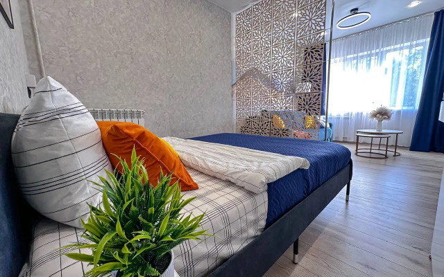 Квартира с двуспальной кроватью и круглосуточным заселением сеть Как дома