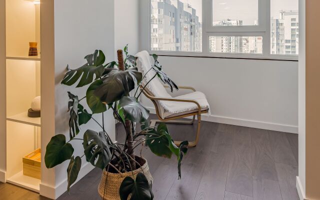S panoramnym vidom na Volgu Flat