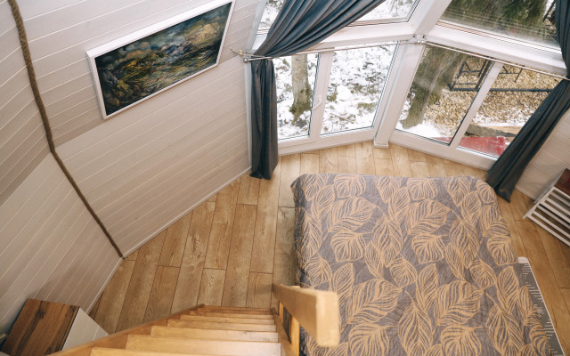 Шале Сфера Агат в лесу на Живописной улице