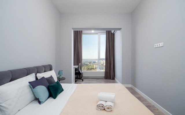 Квартира евродвушка с уютом и с видом на горы