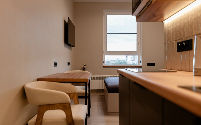 Uyutnaya studiya ryadom s Lukoyl Arenoy Apartments