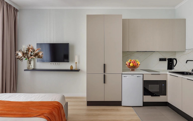 Квартира Современная студия на 18м этаже в центре