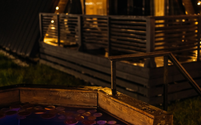 Частный дом A-frame Ванхейм с сибирским чаном