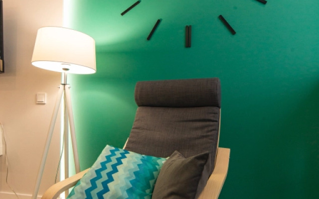 Апартаменты с видом на город и ванной