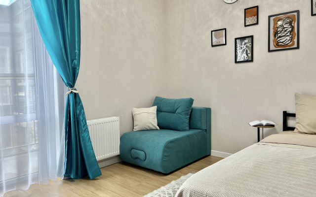 Biryuzovaya Studiya V Serdtse Goroda Permi Flat