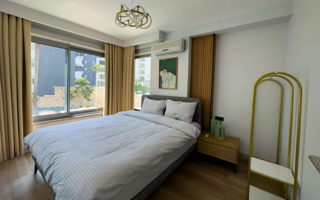 Апартаменты 2+1 Qoople Begonia в 20 метрах от моря