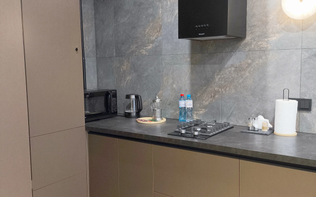 Апартаменты Новые уютные Клен в доме бизнес-класса с охраной